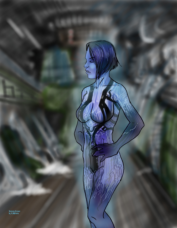 Cortana Fanart, yet again.