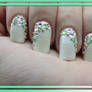 Subtle Green Nailart