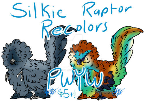PWYW Silkie Raptor Recolors!