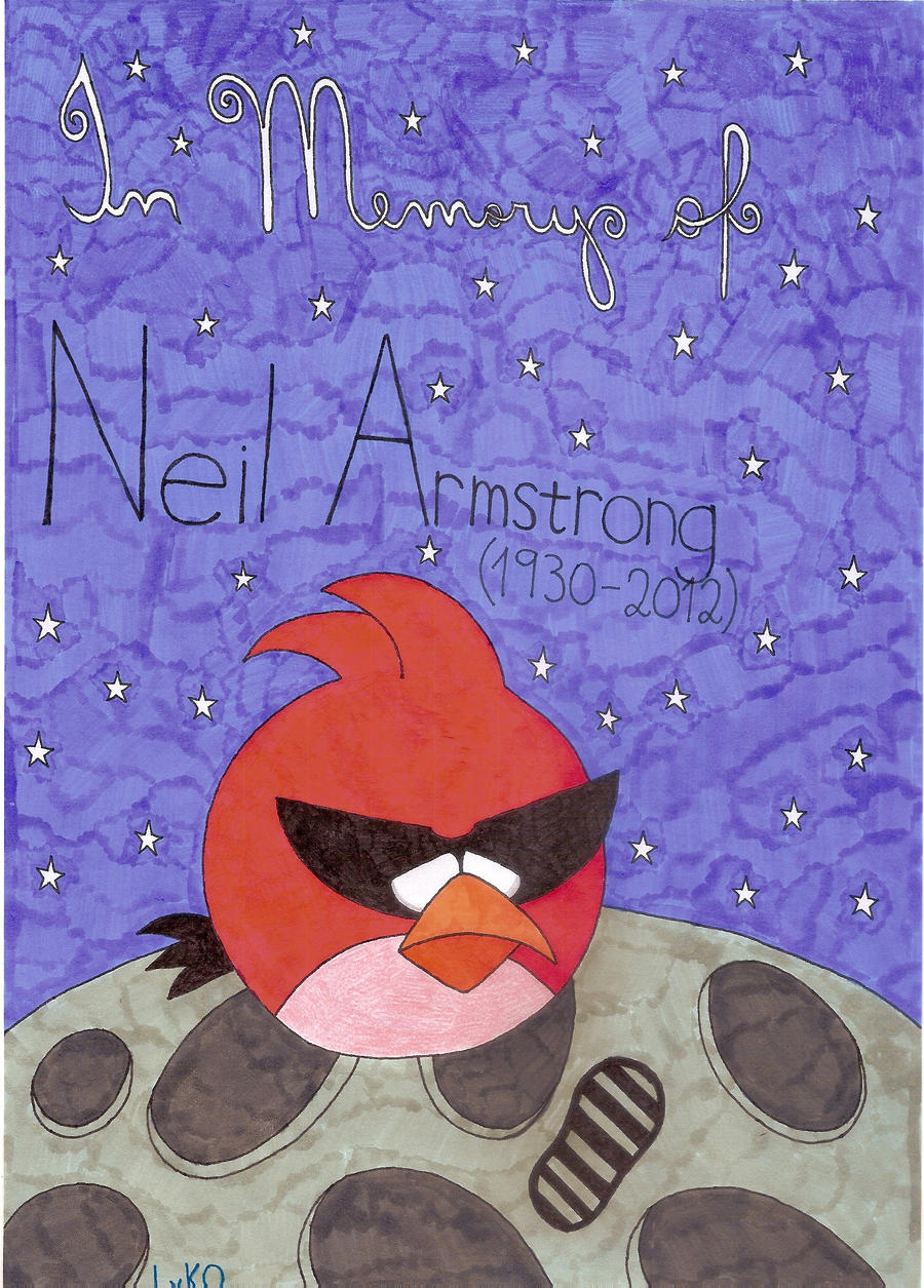 Angry Birds Space: R.I.P Neil Armstrong