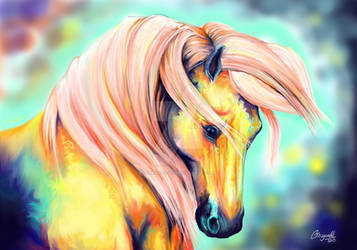 Fantasy Andalusian Horse by PERNicious-1