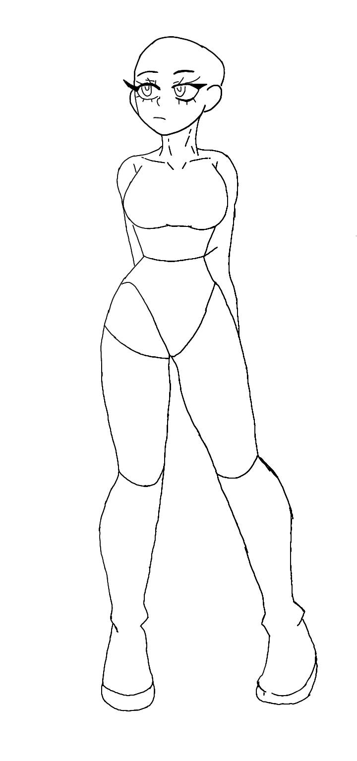 Body base- fxtxlity  Body base drawing, Drawing base, Body shape