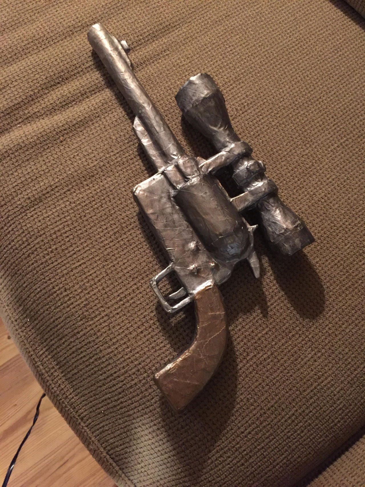 Fallout Hunting Rifle Prop Fallout New Vegas Hunting Revolver Prop (LifeSize) by ProfSunshine on ...