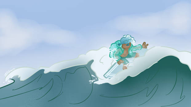 Riding the waves