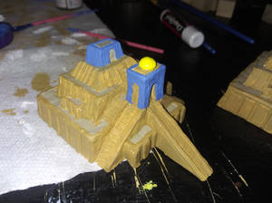 Ziggurat At Ur - Second Paint Attempt