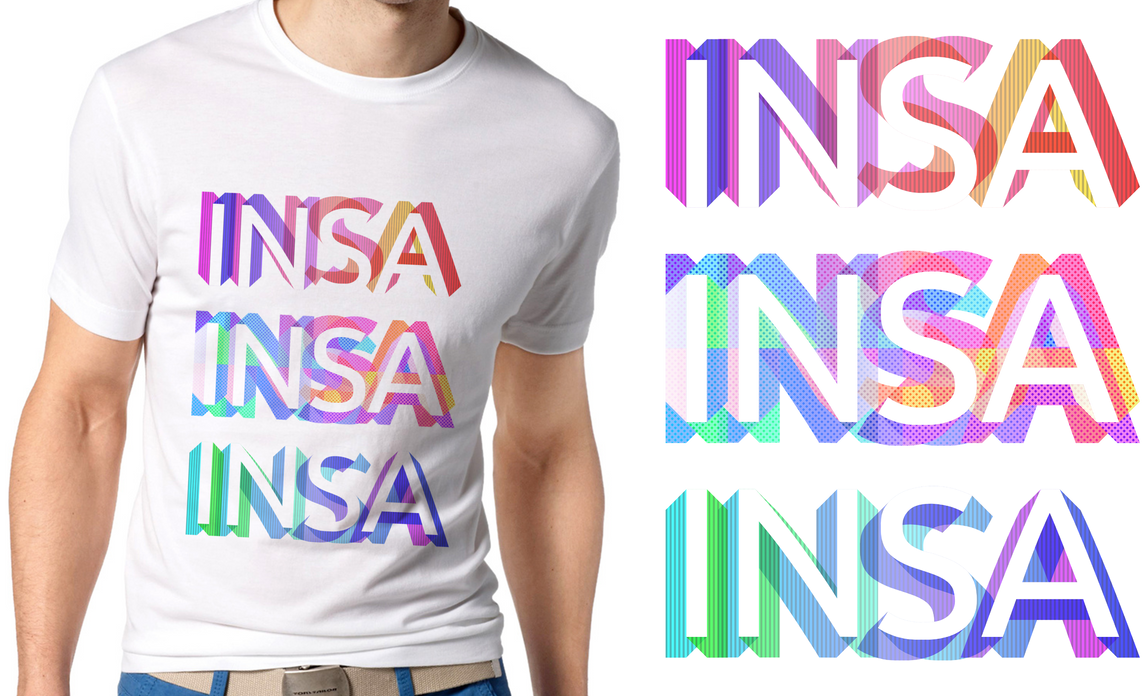 Concours INSA Shop Lyon - Perspectively multicolor by Phen0m77