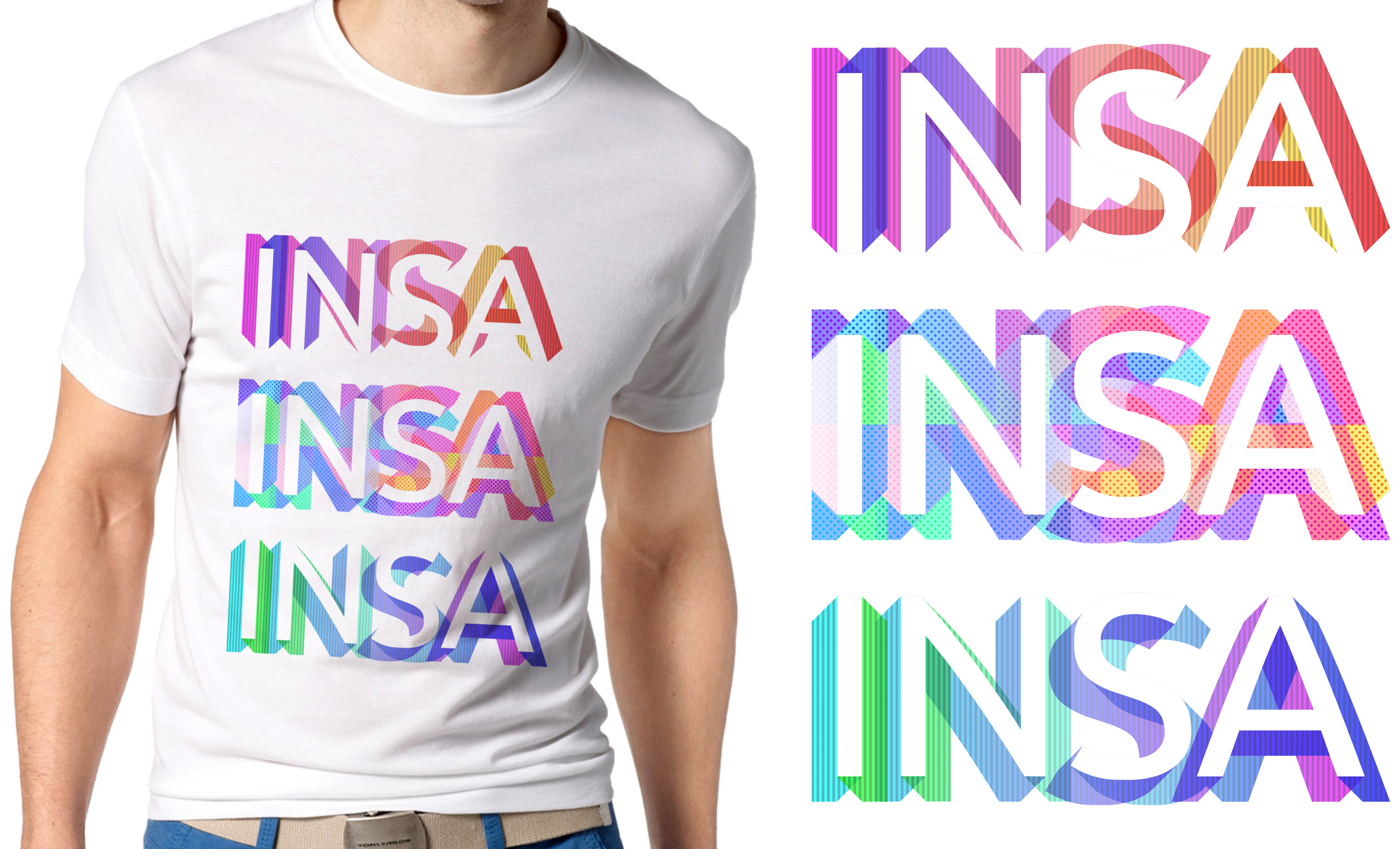 Concours INSA Shop Lyon - Perspectively multicolor by Phen0m77