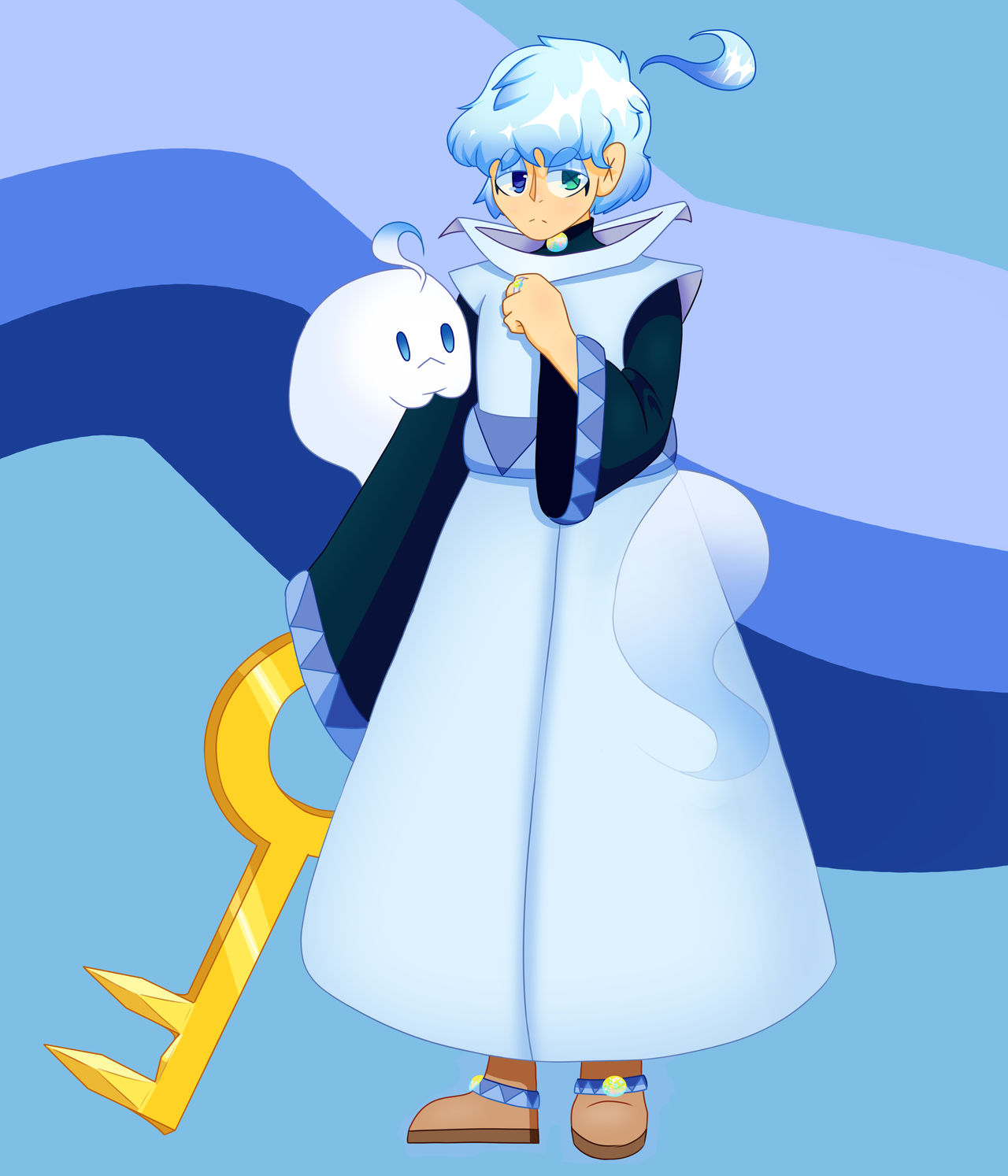 Spirit and Wisp by OmbreMoonlight on DeviantArt