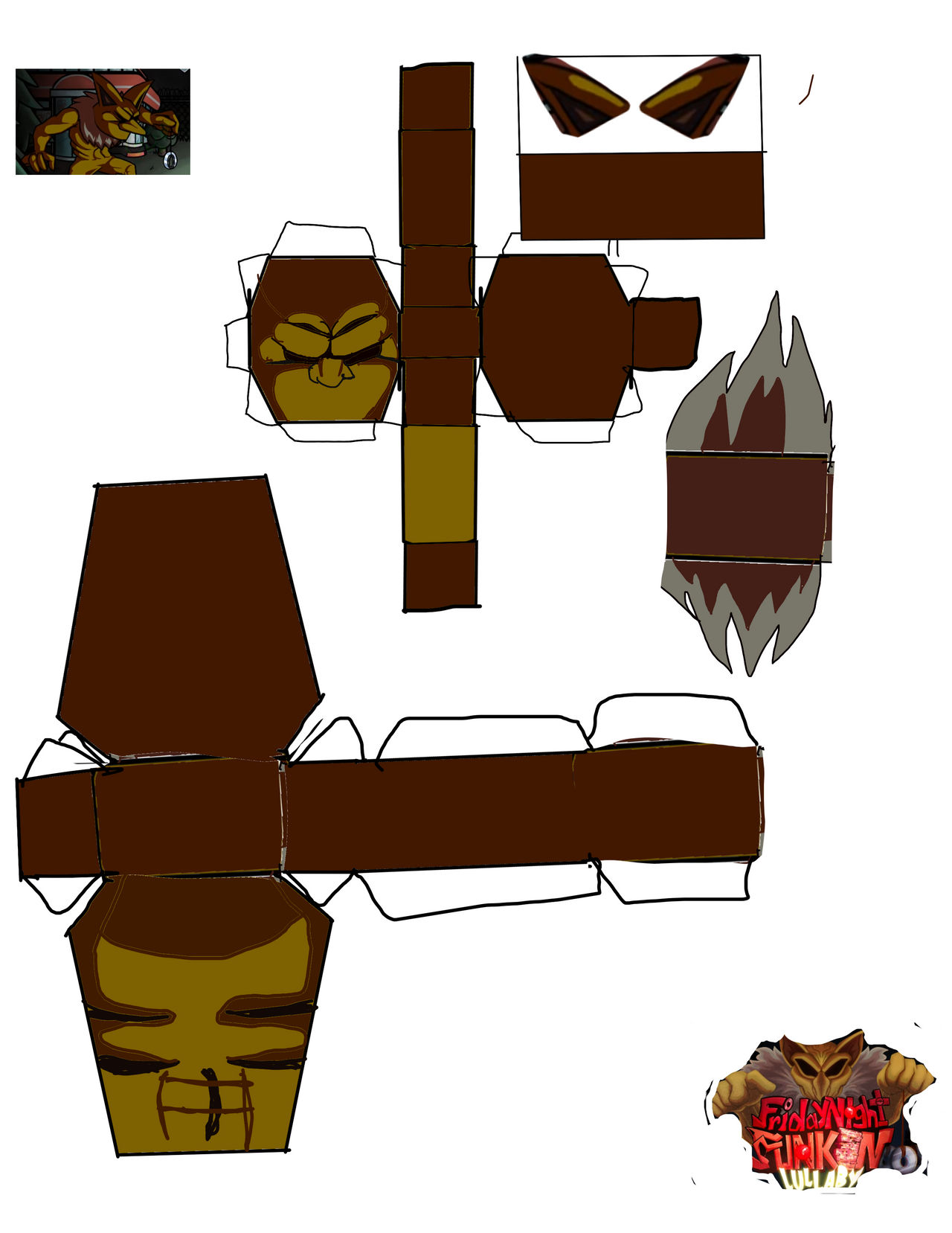 Hypno v2 papercraft by sonickrocket on DeviantArt