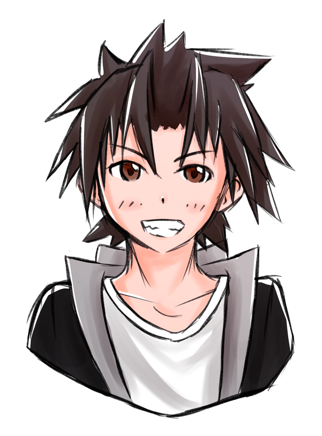 Headshot sketch 03: Konoe Touta