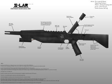 Retexture Combine bullpup pulse gun S-Lar for N.