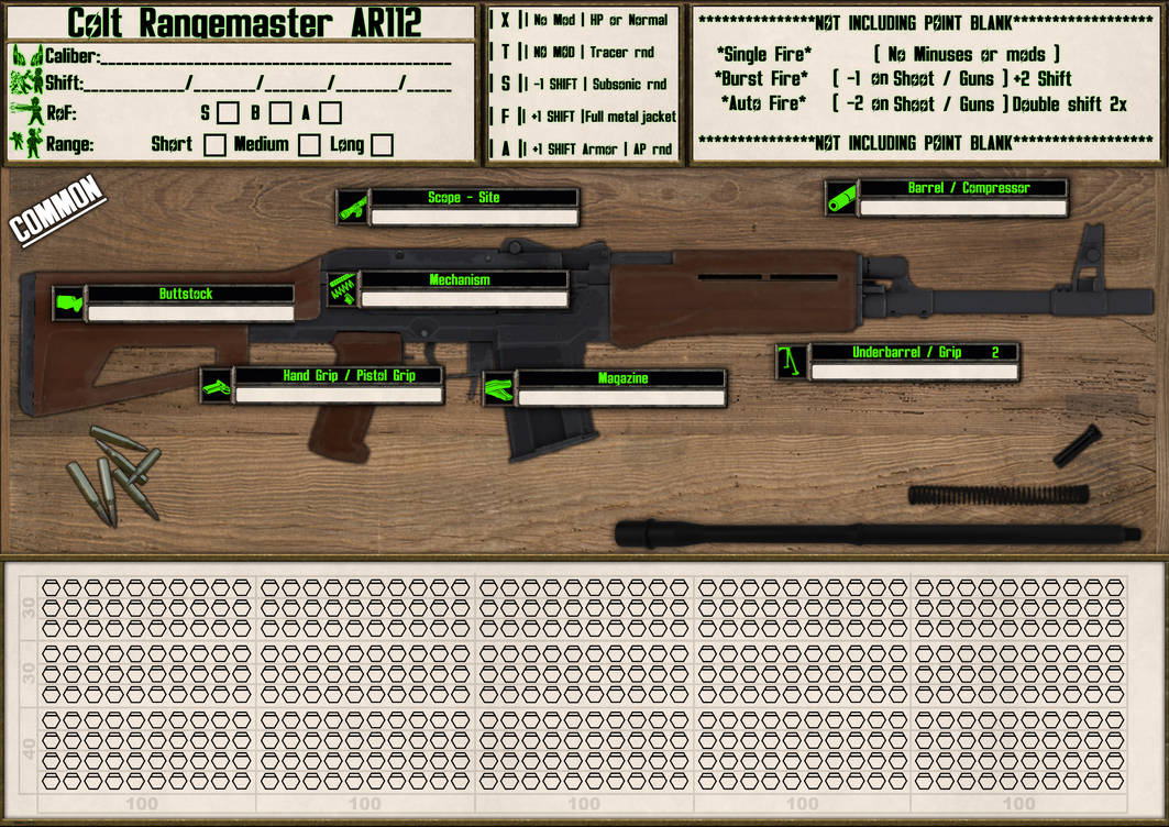 Fallout - Fate - Colt Rangemaster AR112 - Weapon s by Milosh--Andrich ...
