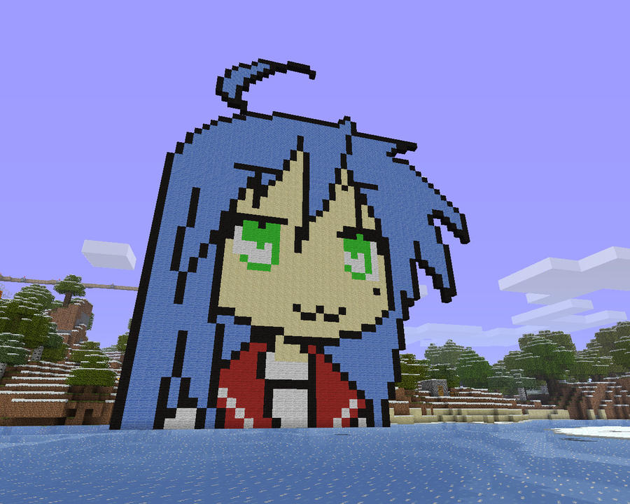 konata minecraft by marciklon on DeviantArt