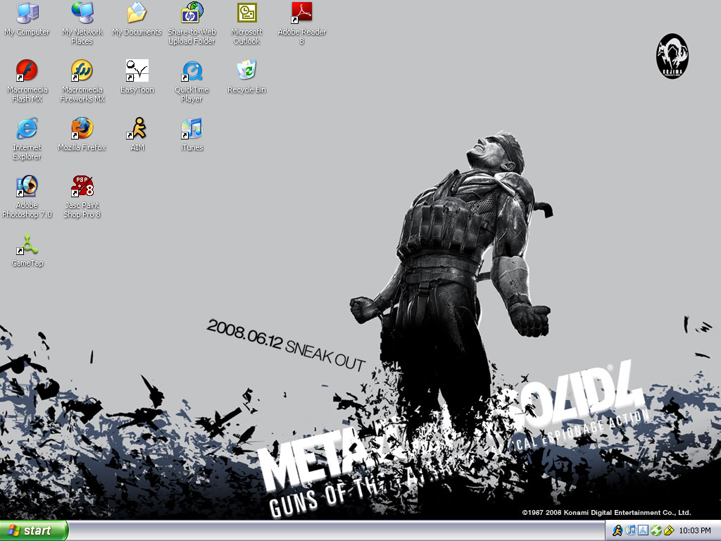 Metal Gear Solid 4 Desktop