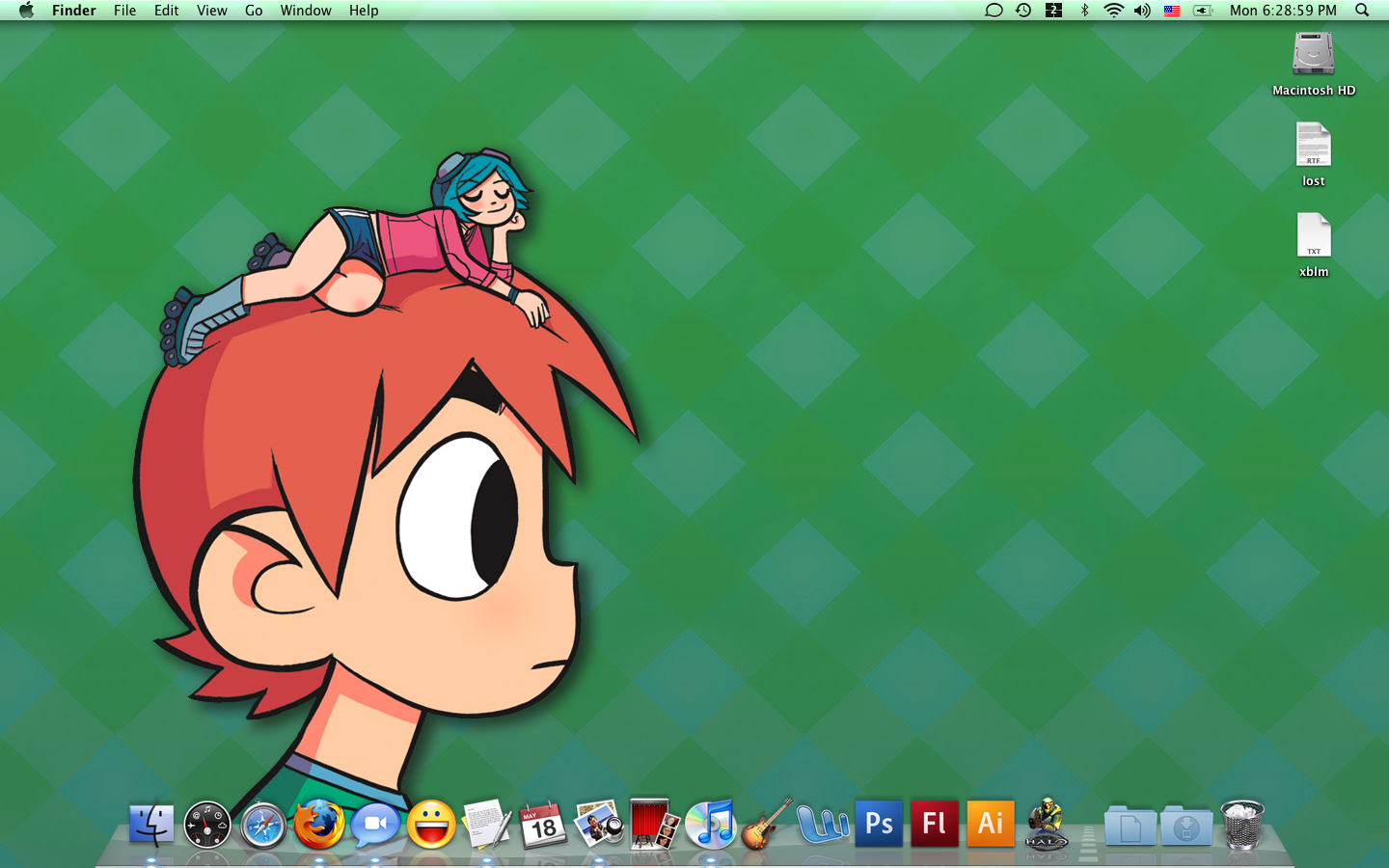 Scott Pilgrim Mac Desktop