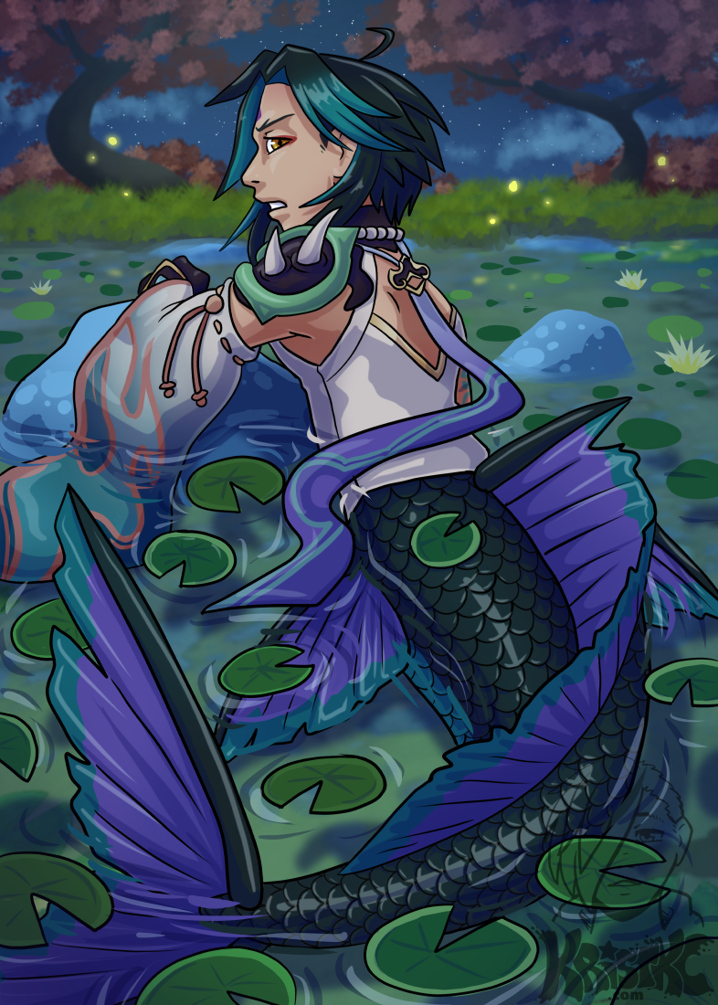 Merman Xiao by TheKristKC on DeviantArt