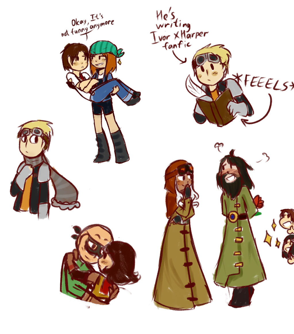 MORE MCSM DOODLES by LazyCrocodile