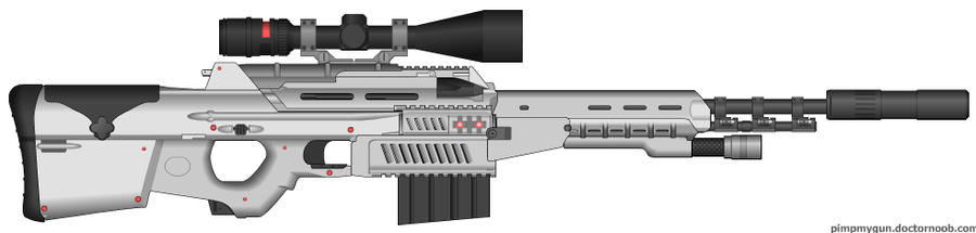 Starcraft Ghost unit rifle