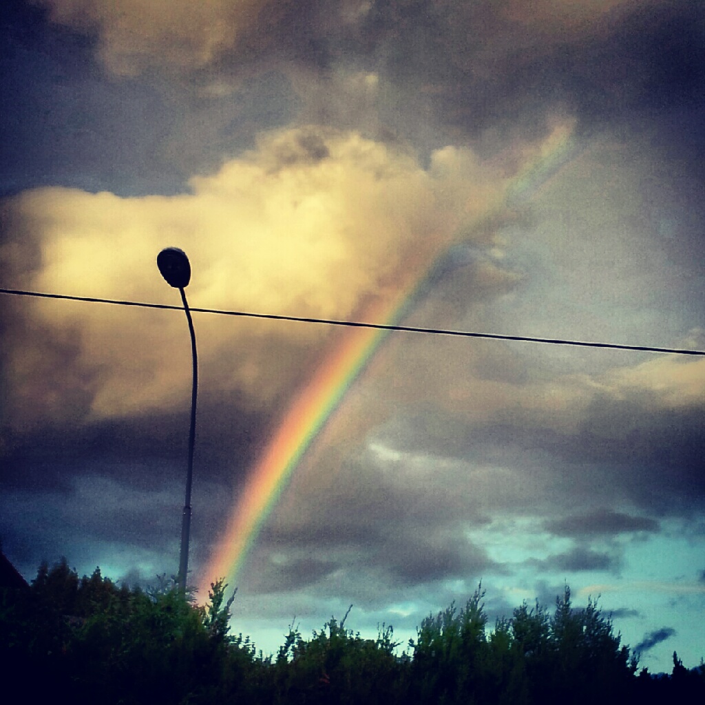 rainbow in the sky