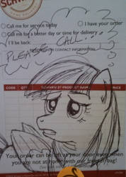 Another random pony sticky note
