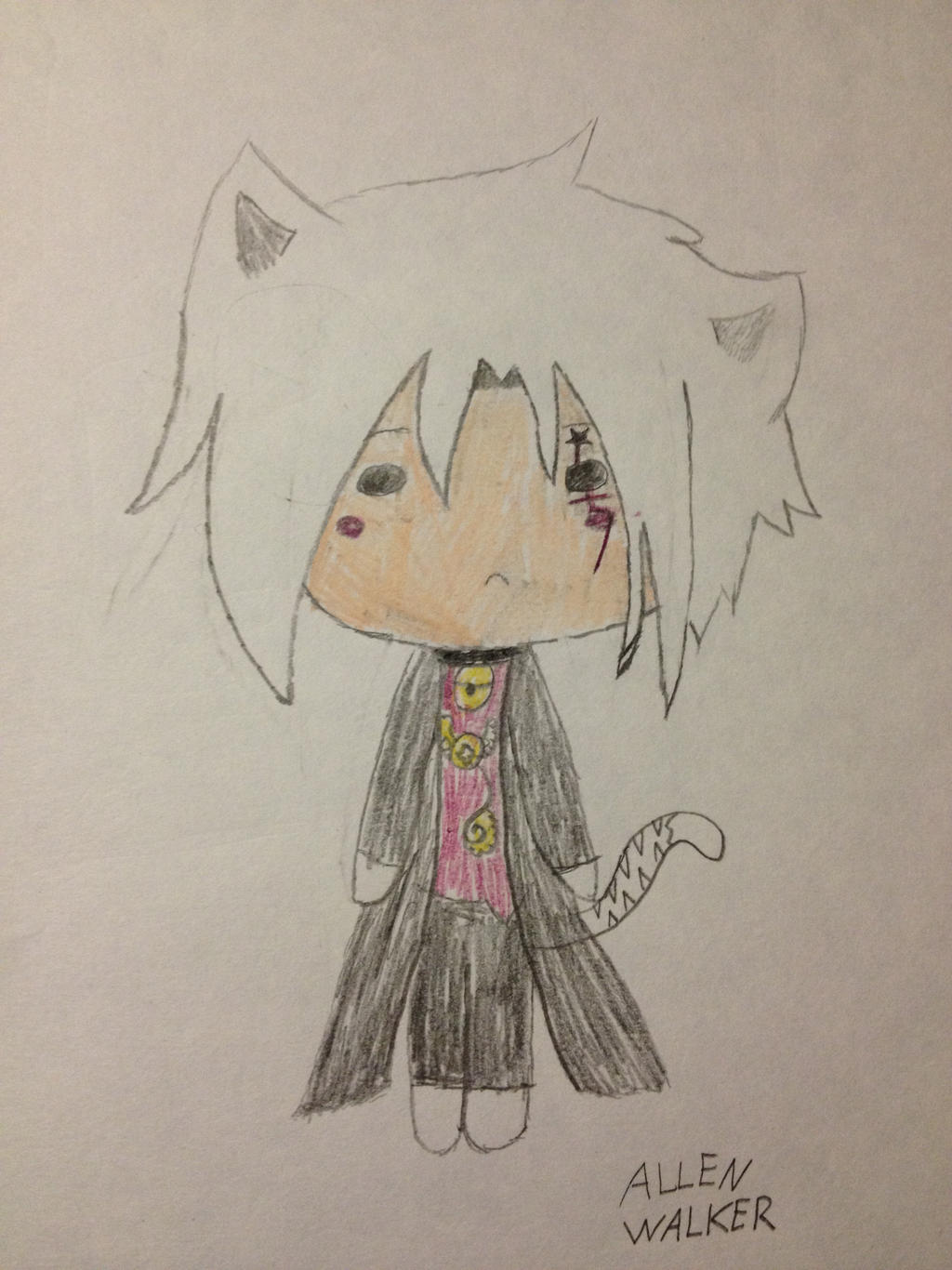 Allen Walker Pic Drawing 2 by sadiescooby11 on DeviantArt
