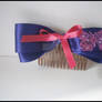 Purple Butterfly hair comb