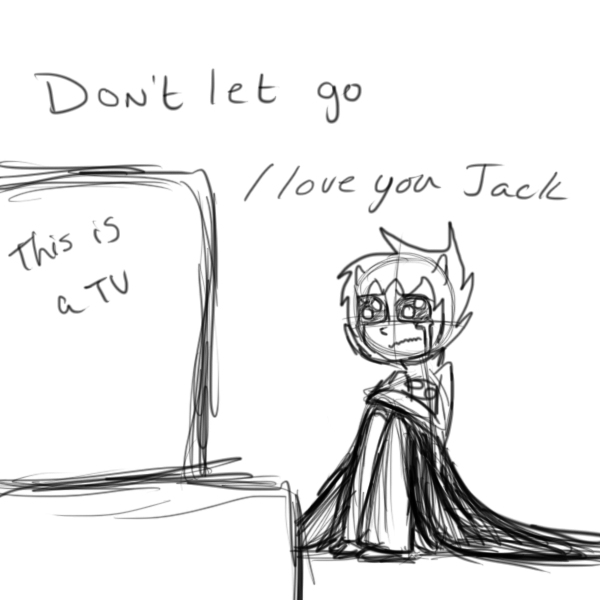 Karkat watches Titanic