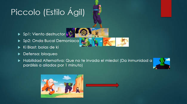 Piccolo Estilo Agil Saga Saiyajin