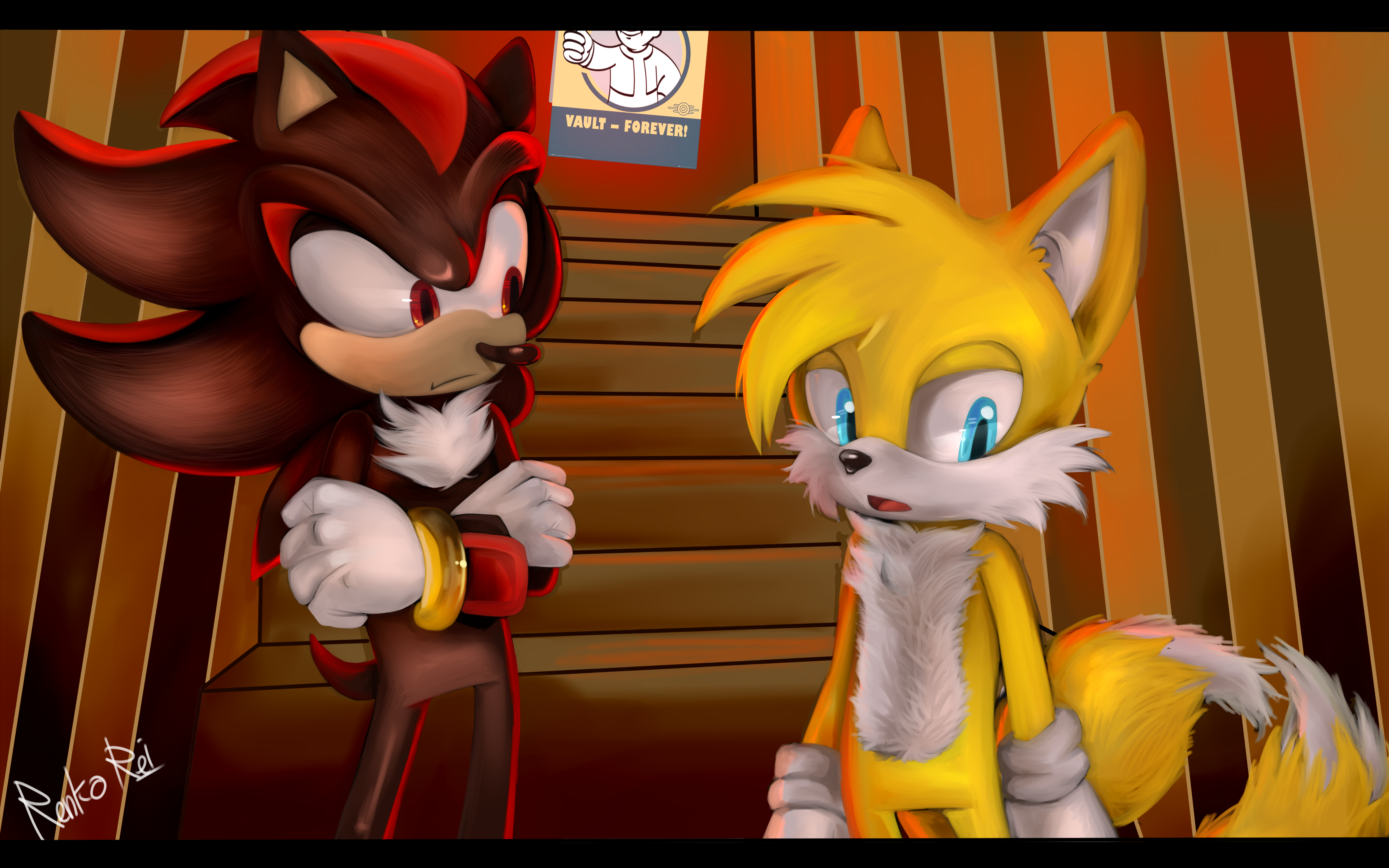 Shadowfriendly Deviantart Tails Shadow and Tails by RenkoRei on DeviantArt