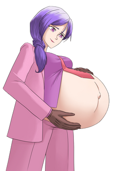 Ako Amane Expecting Triplets (Request)