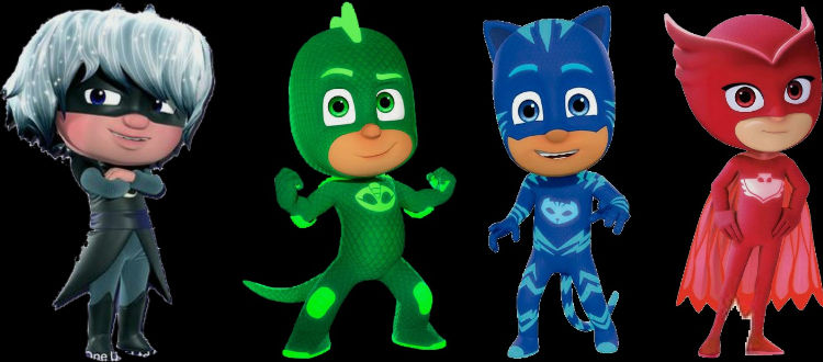 PJ Masks group render (free to use) by looneytunesfanlhl on DeviantArt