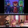 Margo Edith and Agnes meets PJ Masks