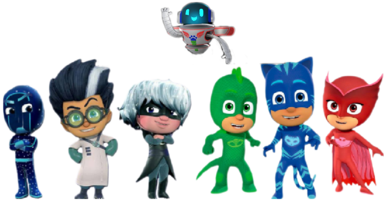 PJ Masks group render by looneytunesfanlhl on DeviantArt