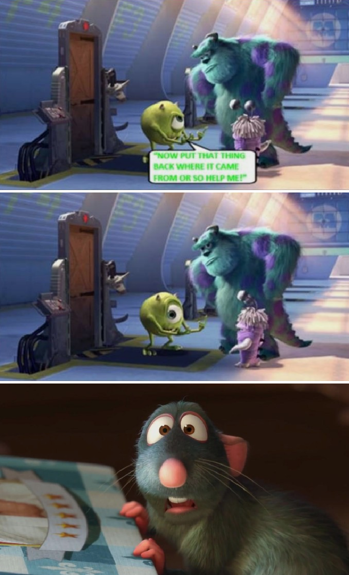 Remy reacts to Mike Yelling by looneytunesfanlhl on DeviantArt