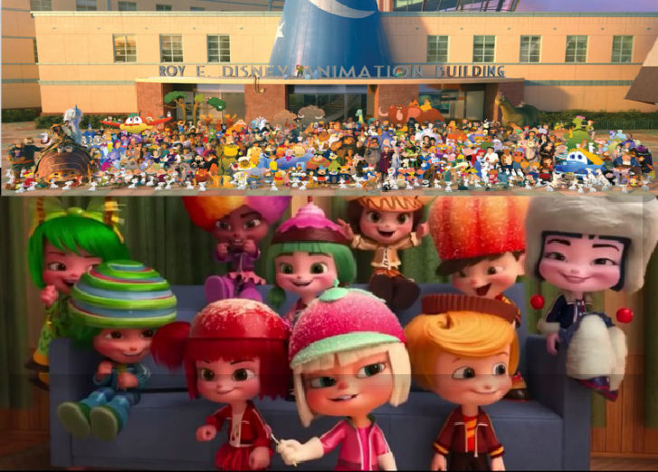 Sugar Rush Racers smiles at Once Upon a Studio by looneytunesfanlhl on ...