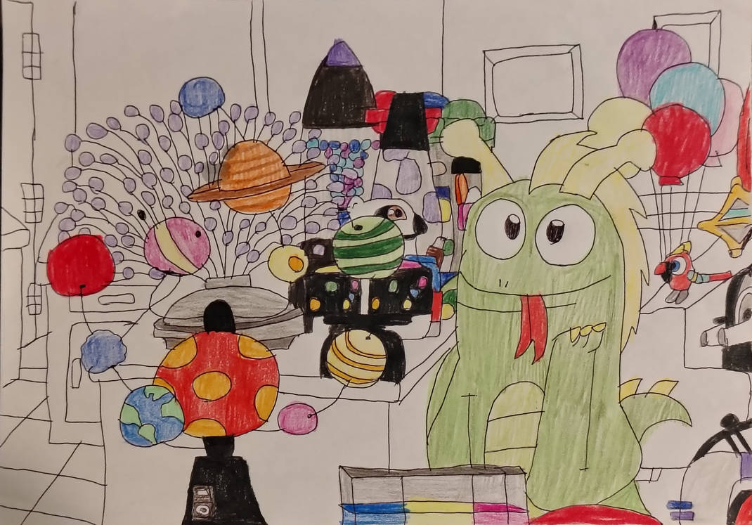Mini Orbite A Drawing of Bard and Mini Orbiter by looneytunesfanlhl on DeviantArt