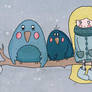 winter birds