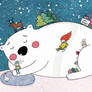 christmas polarbear