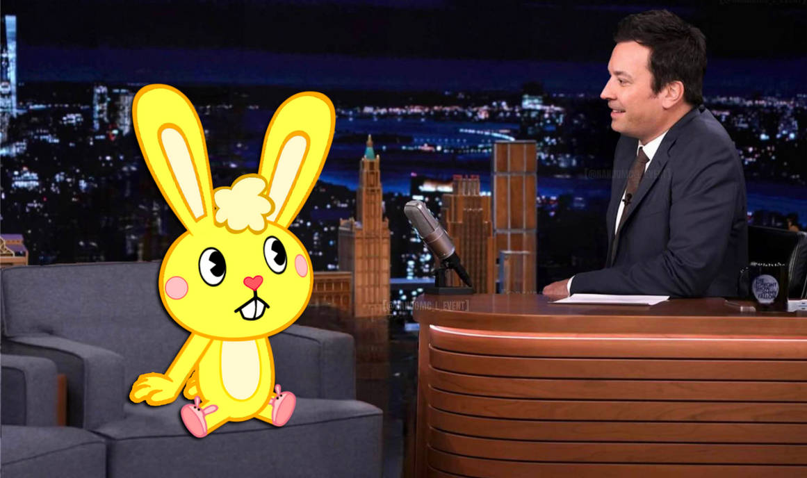 Jimmy Fallon Time Interview - Cuddles the Rabbit by ...