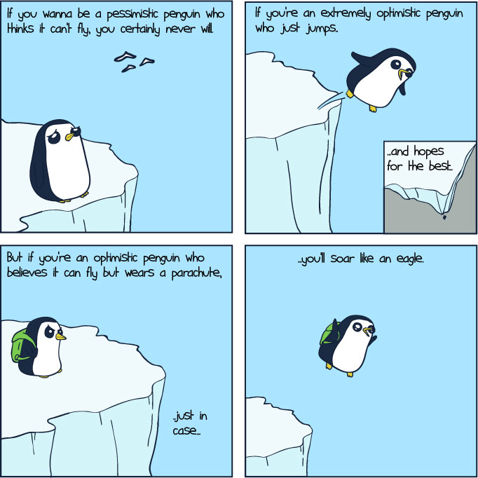 Optimistic penguins