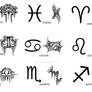 Zodiac Tribal Tattoos