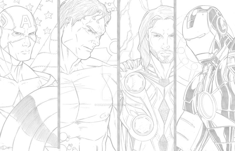 Avengers Pencils