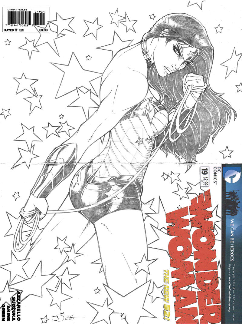 Wonder Woman Sketch Cover Commission