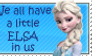 Frozen Elsa Stamp
