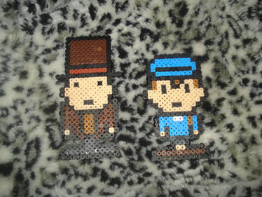 Professor Layton and Luke Perler