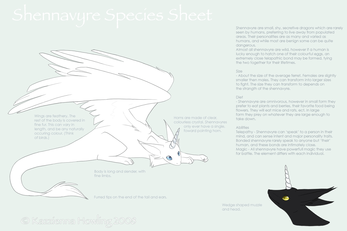 Shennavyre Species Sheet