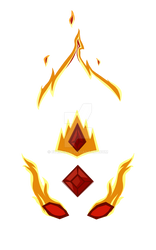 Flame Princess (Queen) T-Shirt Design