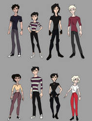 Art Concepts of my ocs and hazbin canon