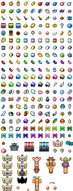 Pokemon Mystery Dungeon 2: All Items by Phyromatical