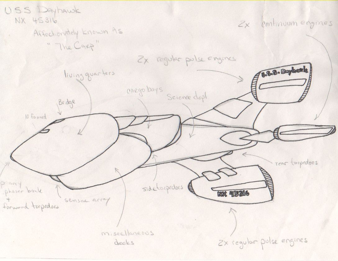 Dayhawk Detailed Sketch